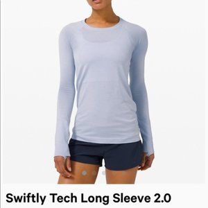 Swiftly Long Sleeve Shirt - Light Purple